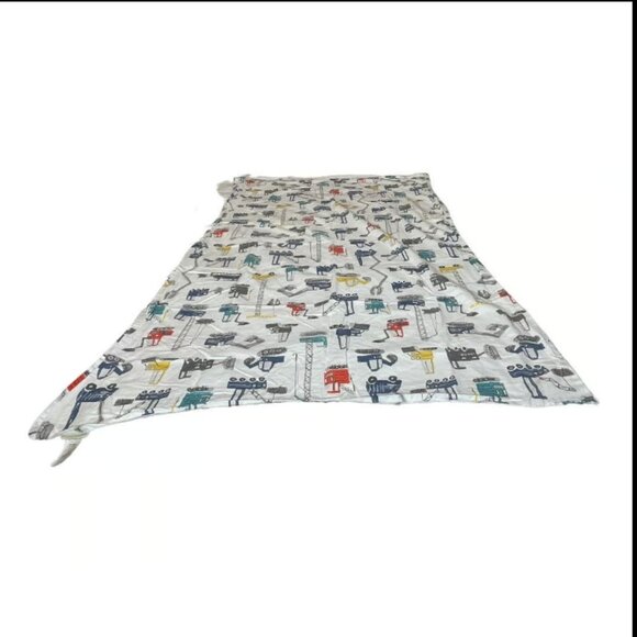 Pottery Barn Kids Jax Construction Toddler Quilt, Organic Sheet Set & Pillowcase - Picture 5 of 8